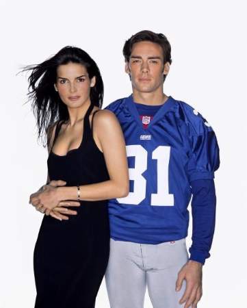 Angie Harmon and Jason Sehorn when they were younger